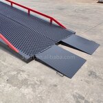Mobile Container Loading Dock - for Trucks Quay Warehouse Forklift Leveler Bridge