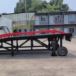 Mobile Container Loading Dock - for Trucks Quay Warehouse Forklift Leveler Bridge