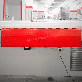 Telescopic Warehouse Dock Leveler - Hanmoke 6 Tons Mechanical Hydraulic Edge