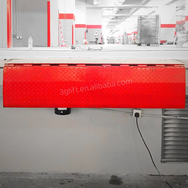Telescopic Warehouse Dock Leveler - Hanmoke 6 Tons Mechanical Hydraulic Edge
