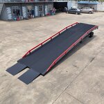 Mobile Container Loading Dock - for Trucks Quay Warehouse Forklift Leveler Bridge