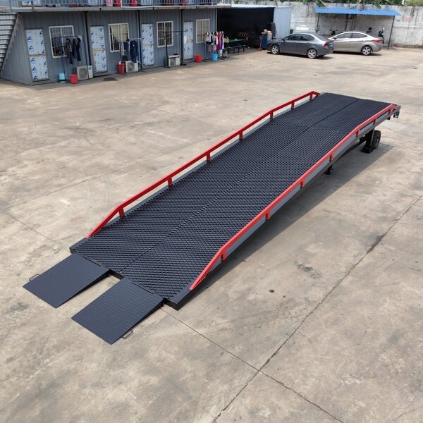 Mobile Container Loading Dock - for Trucks Quay Warehouse Forklift Leveler Bridge