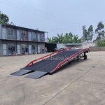 Mobile Container Loading Dock - for Trucks Quay Warehouse Forklift Leveler Bridge