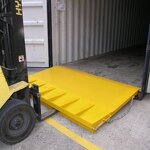 Dock Board Plate - Warehouse Easy Moved Container Ramp Folded Lip 6500 KG