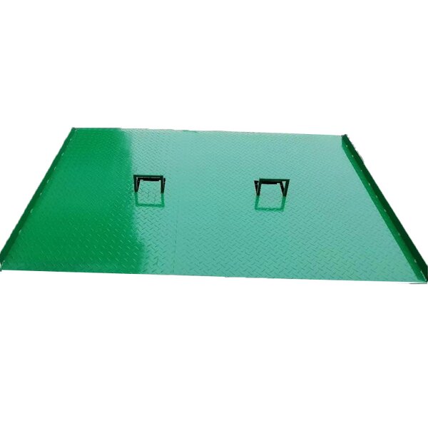 Forklift Container Ramp - Economy-Series 8Ton Steel Dock Plate Ground Level
