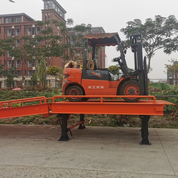 Mobile Container Ramp - for Forklift Foldable Telescoping Lift 8-10 Ton