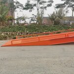 Mobile Container Ramp - for Forklift Foldable Telescoping Lift 8-10 Ton