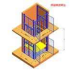 Cargo Lift - 2 Ton Capacity 3-20 Meters Electric Hydraulic Guide Rail Chain