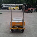 Manual Hydraulic Scissor Lift Table - with Roller Top
