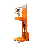 Order Picker Tool Manufacturer - Strong Power 6m Hydraulic Steering Vertical Telescopic Platform Lift 160kg