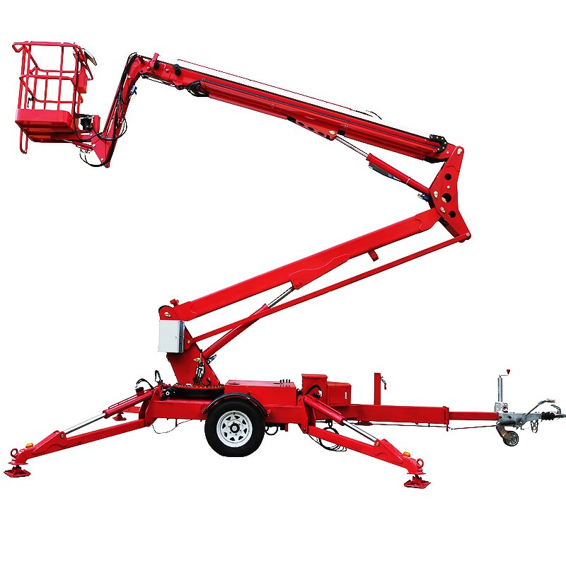 Spider Man Lift Manufacturer - Skylift Trailer Cherry Picker 12m Towable Articulating Boom Lift