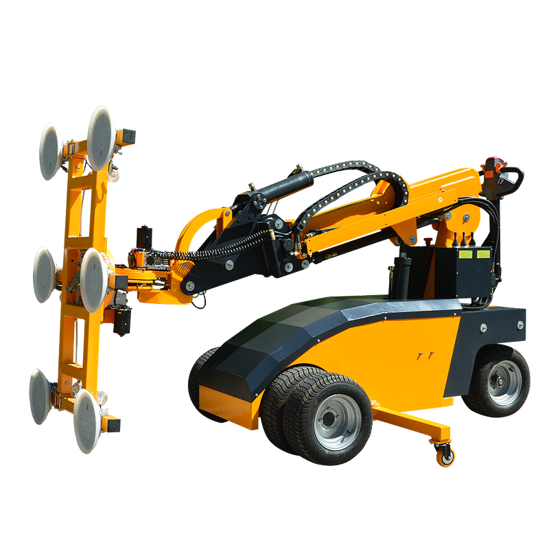 Glass Lifting Equipment Manufacturer - Big Wheels 800Kg 8pc Off-road Rotation Vacuum Panel Lifter