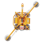 Vacuum Lifter Manufacturer - Small Electric Battery 600kg 6Pcs Dual Circuit for Glass Installing