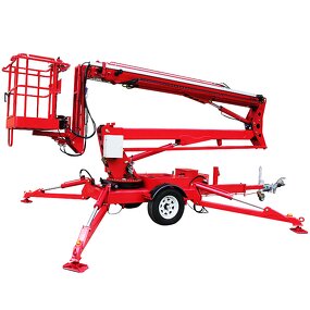 Cherry Picker Manufacturer - Warehouse Heavy Duty Hydraulic Electric 12m Towable Boom Lift