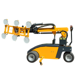 Glass Lifting Equipment Manufacturer - Big Wheels 800Kg 8pc Off-road Rotation Vacuum Panel Lifter