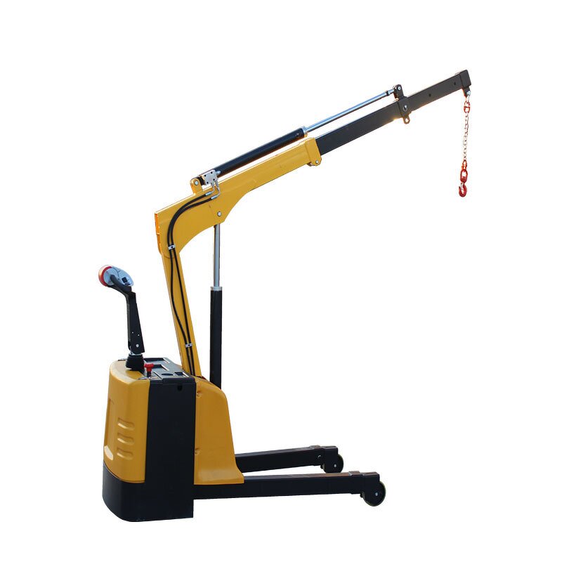 Floor Crane Manufacturer - Best Sell Small Portable 1200kg Hydraulic Mobile