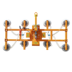 Stone Lifter Manufacturer - H-shape 1000kg Vacuum Tube with 10pcs Suction Cups for Glass