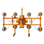 Stone Lifter Manufacturer - H-shape 1000kg Vacuum Tube with 10pcs Suction Cups for Glass