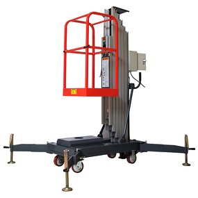 Single Mast Lift Manufacturer - UNW Mini Electric Lifting Table 6M 7.5M