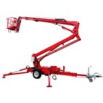 Spider Man Lift Manufacturer - Skylift Trailer Cherry Picker 12m Towable Articulating Boom Lift