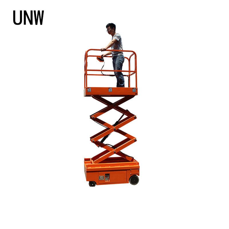 Scissor Lifter Platform Manufacturer - Indoor Mini Body Easy Operation Non-Marking Tyre Battery Power