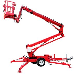 Cherry Picker Manufacturer - Self Propelled Telescopic Arm 12m Towable Boom Lift