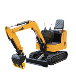 Mini Excavator Manufacturer - Small Maximum Excavation Height 2.5m Hydraulic 1 Ton for Construction Hoist