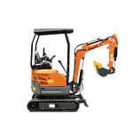 Mini Excavator Manufacturer - 2.5 Ton Machine Trailer for Night Work