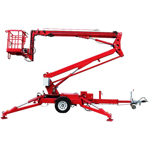 Cherry Picker Manufacturer - Self Propelled Telescopic Arm 12m Towable Boom Lift