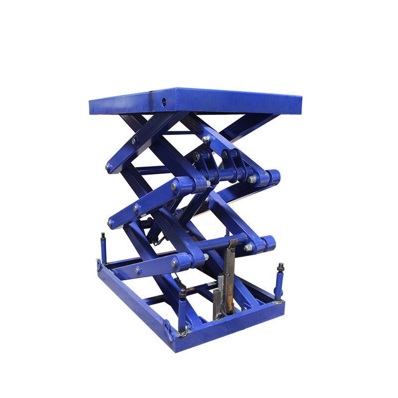 Scissor Lift Table Manufacturer - Customized Factory Warehouse Movable Electro Hydraulic Flat Platform