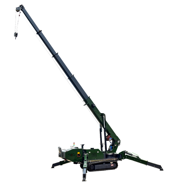 Spider Crane Manufacturer - 1.2 Ton 2 Ton 3 Ton 5 Ton Mini Long Boom Crawler with Jib Arm CE/EPA
