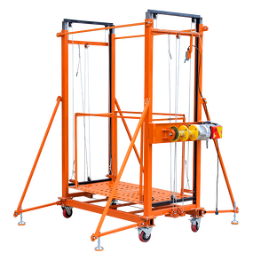 Electric Scaffolding Lift Platform Manufacturer - Multiple Models Foldable Portable Mobile 6M 240KG for Construction Hoist