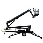 Spider Lift Platform Manufacturer - 24m Hot Sell Towable Vehicle Mounted with 360 Rotation