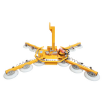 Vacuum Suction Cup Lifter Manufacturer - Dual Circuit Electric Compact Manual Rotation for Construction Site