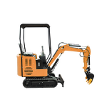Mini Excavator Manufacturer - Low Noise Retro 900kg with Lighting System