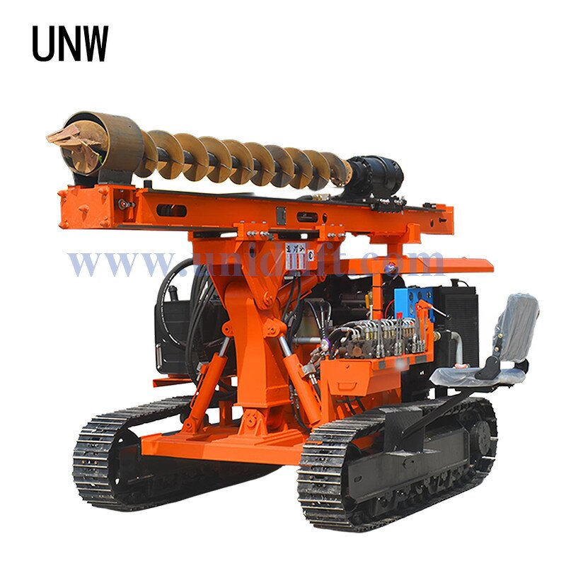 Helical Pile Driver Manufacturer - 6m Construction Machine Hydraulic 360°Rotation Solar