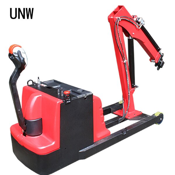 Mini Machine Floor Crane Manufacturer - CE Approved 1.2T Electric Rotary Lift Shop Telescopic