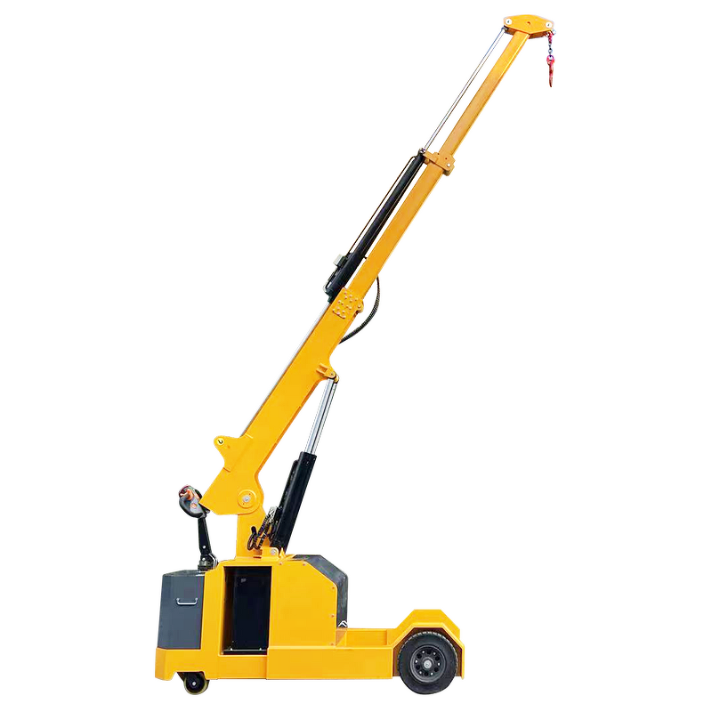 Floor Crane Manufacturer - Movable Battery Powered 750KG 3.56m Electric Hydraulic Plate Lifter