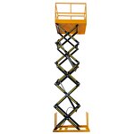 Scissor Lift Table Manufacturer - Mobile 8000kg Load Capacity 200mm Electric with Guard Rail
