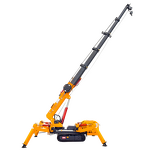 Spyder Crane Manufacturer - 1.2/3.5/8 Ton 360 Rotational Mobile Crawler Hydraulic Boom Fly Jib Remote Control
