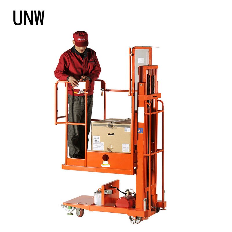 Order Picker Manufacturer - Indoor Use Easy Operated 200kg 4m Small Mini Semi Electric