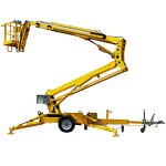 Cherry Picker Manufacturer - Ladder Type Boom Lift with Basket 18m Hydraulic Machine