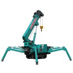 Spider Crane Manufacturer - Hydraulic Outrigger 3 Ton and 12 Ton Telescopic Crawler Boom Lift