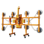 Stone Lifter Manufacturer - H-shape 1000kg Vacuum Tube with 10pcs Suction Cups for Glass