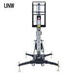 Portable Construction Lift Manufacturer - CE Certified UNW Diesel 6M 7.5M Wheel Lift Hoist
