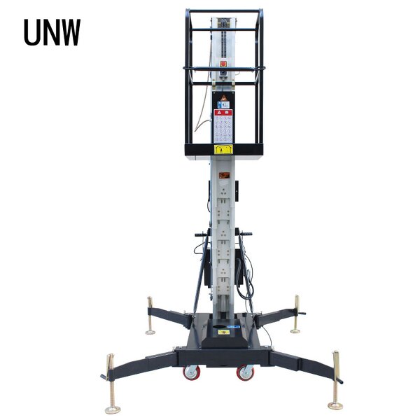 Portable Construction Lift Manufacturer - CE Certified UNW Diesel 6M 7.5M Wheel Lift Hoist