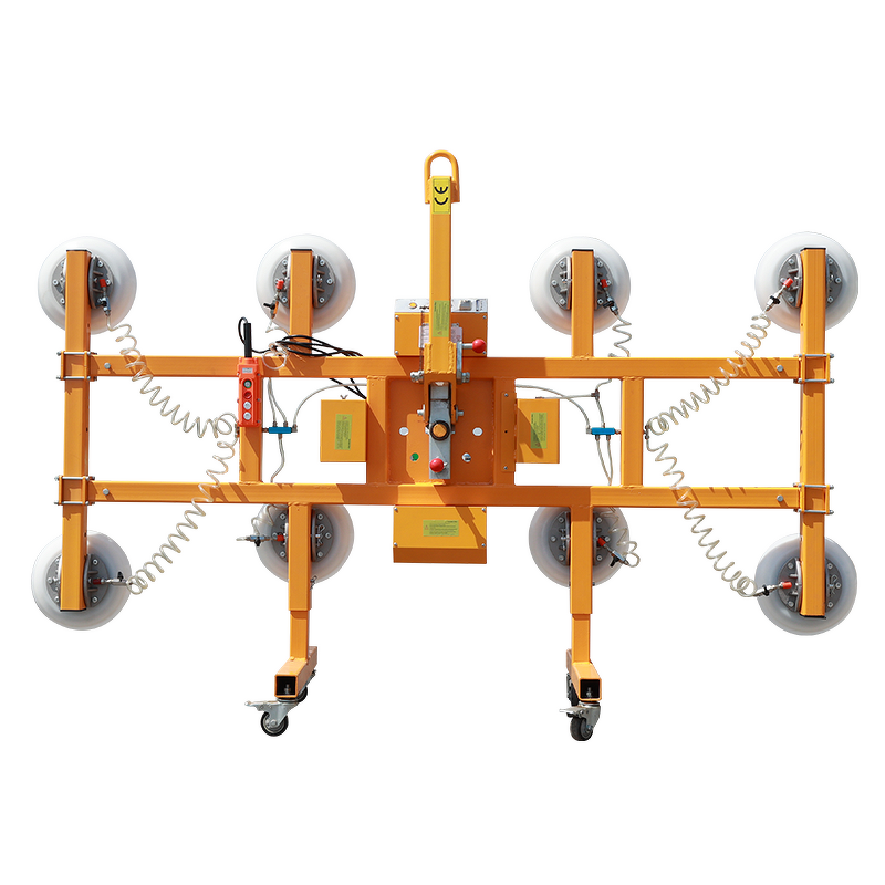Vacuum Lifter Manufacturer - H Shape 800kg Glass Suction Cup with Remote Control Rotation