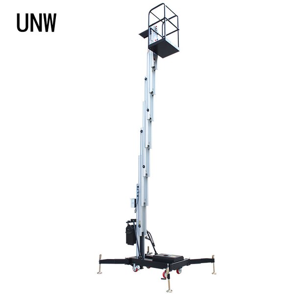 Aluminum Lifter Platform Manufacturer - 150kg Indoor Outdoor Use Telescopic 4.7m 8m 10.4m