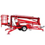 Cherry Picker Manufacturer - Self Propelled Telescopic Arm 12m Towable Boom Lift