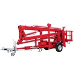 Cherry Picker Manufacturer - Towable 24m Diesel Powered Hydraulic Telescopic Boom Lift on Discount